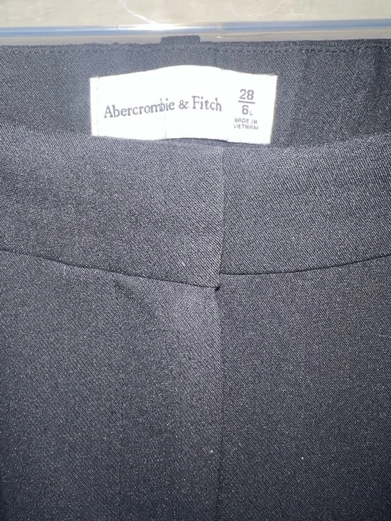 Abercrombie & Fitch Black Wide Leg Pants - Picture 7 of 10